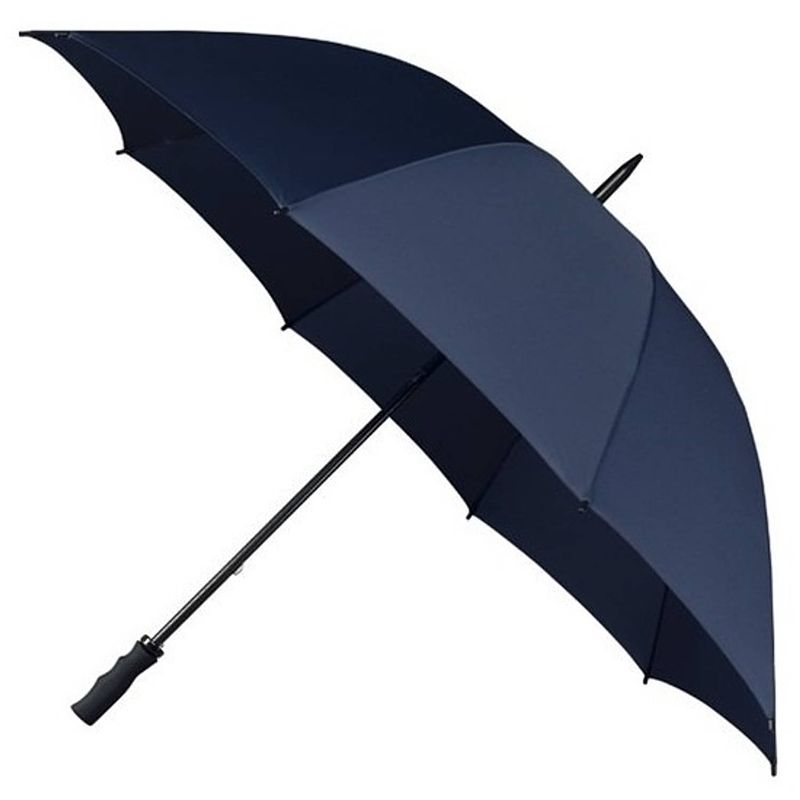 Foto van Golf stormparaplu donkerblauw windproof 130 cm - paraplu's