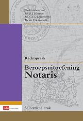 Foto van Rechtspraak beroepsuitoefening notaris - paperback (9789012390781)