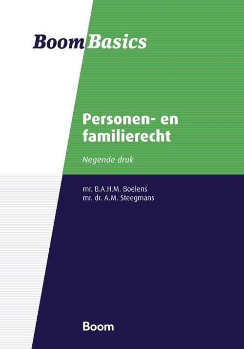 Foto van Personen- en familierecht - b.a.h.m. boelens, a.m. steegmans - ebook