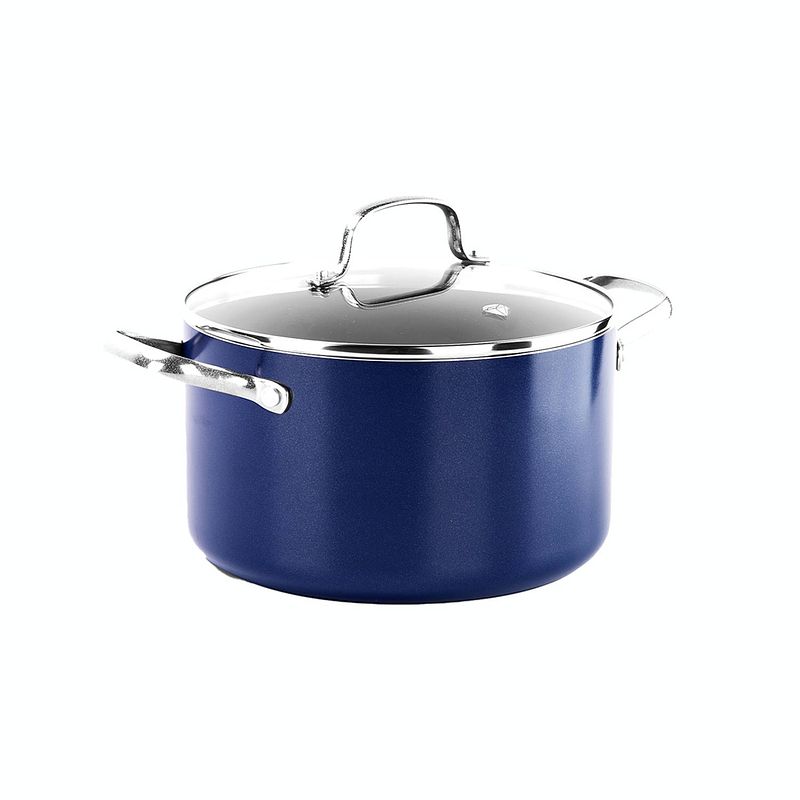 Foto van Blue diamond - casserole pan met deksel - 22 cm
