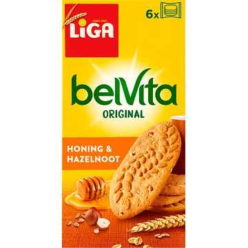 Foto van Liga belvita honing & hazelnoot koekjes 300g bij jumbo