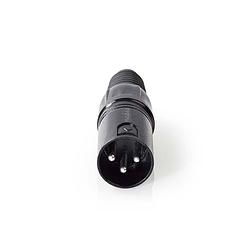 Foto van Nedis xlr-connector - cotp15900bk - zwart