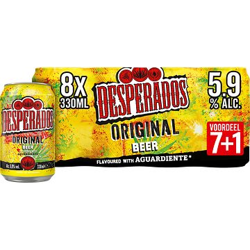 Foto van Desperados original blik 7+1 x 330ml bij jumbo