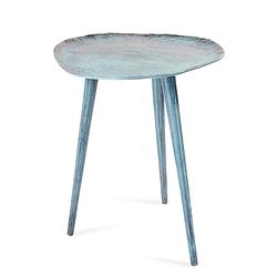 Foto van Benoa joliet blue patina side table 34 cm