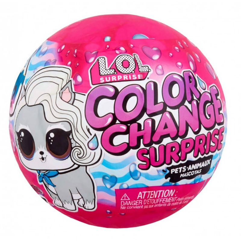 Foto van L.o.l. surprise! color change surprise bal - pets - minipop