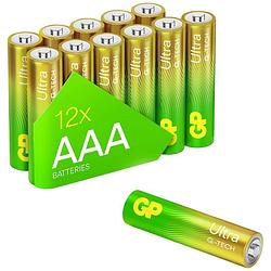 Foto van Gp batteries gppca24au655 aaa batterij (potlood) alkaline 1.5 v 12 stuk(s)