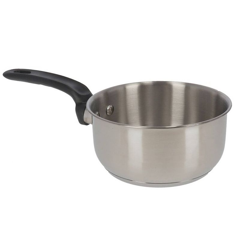 Foto van Rvs steelpan/sauspan van 16 cm - steelpannen