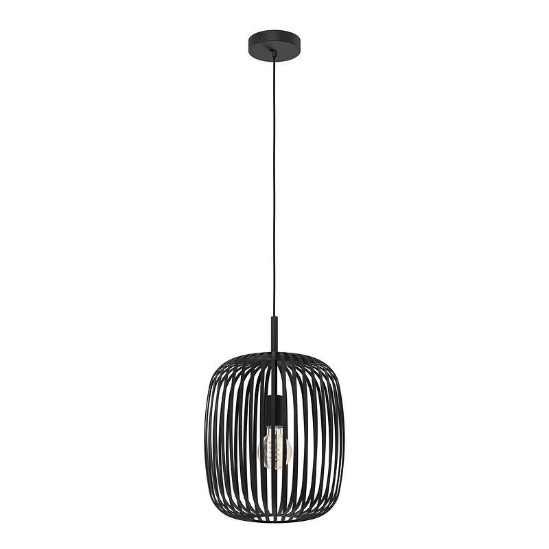 Foto van Eglo romazzina hanglamp - e27 - ø 32,5 cm - zwart