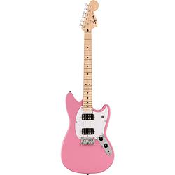 Foto van Squier sonic mustang hh mn flash pink elektrische gitaar
