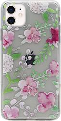 Foto van Bluebuilt mixed blossom soft case apple iphone 11 back cover transparant