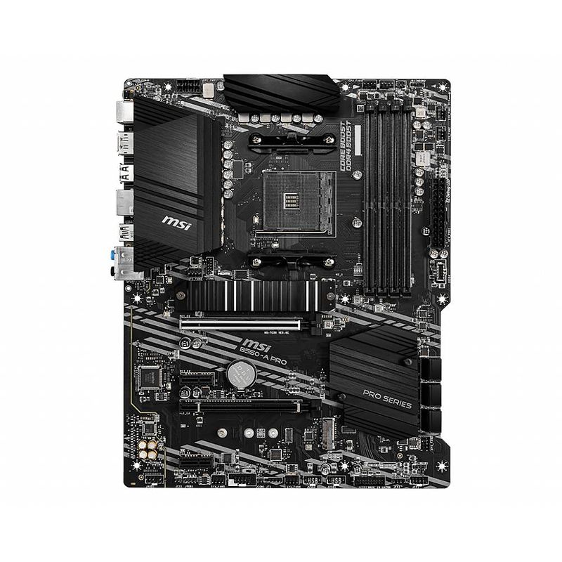 Foto van Msi b550-a pro moederbord socket amd am4 vormfactor atx moederbord chipset amd® b550