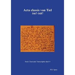 Foto van Acta classis van tiel 1667-1687 - serie classicale