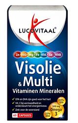 Foto van Lucovitaal multi & visolie capsules