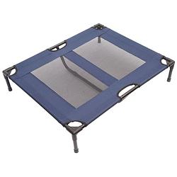 Foto van Honden ligbed - hondenbed stretcher - hondenstretcher - hondenkussen - portable draagbaar - 92 x 76 x 18 cm - blauw