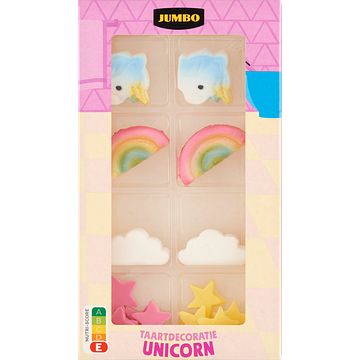 Foto van Jumbo taartdecoratie unicorn 25 g