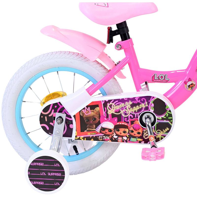 Foto van Lol surprise kinderfiets - meisjes - 14 inch - roze