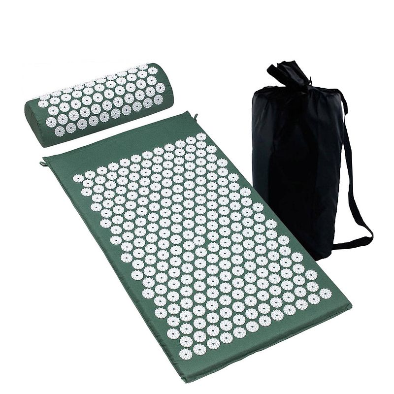 Foto van Acupressuur mat set met kussen spijkermat