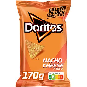 Foto van Doritos nacho cheese tortilla chips 170gr bij jumbo