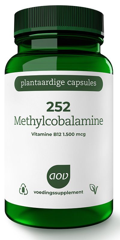Foto van Aov 252 methylcobalamine vegacaps