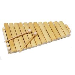 Foto van Goki houten xylofoon: blank 34,5 cm