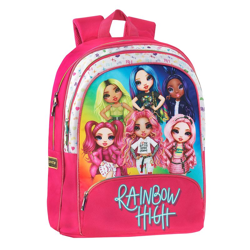 Foto van Rainbow high rugzak dolls - 43 x 32 x 23 cm - polyester