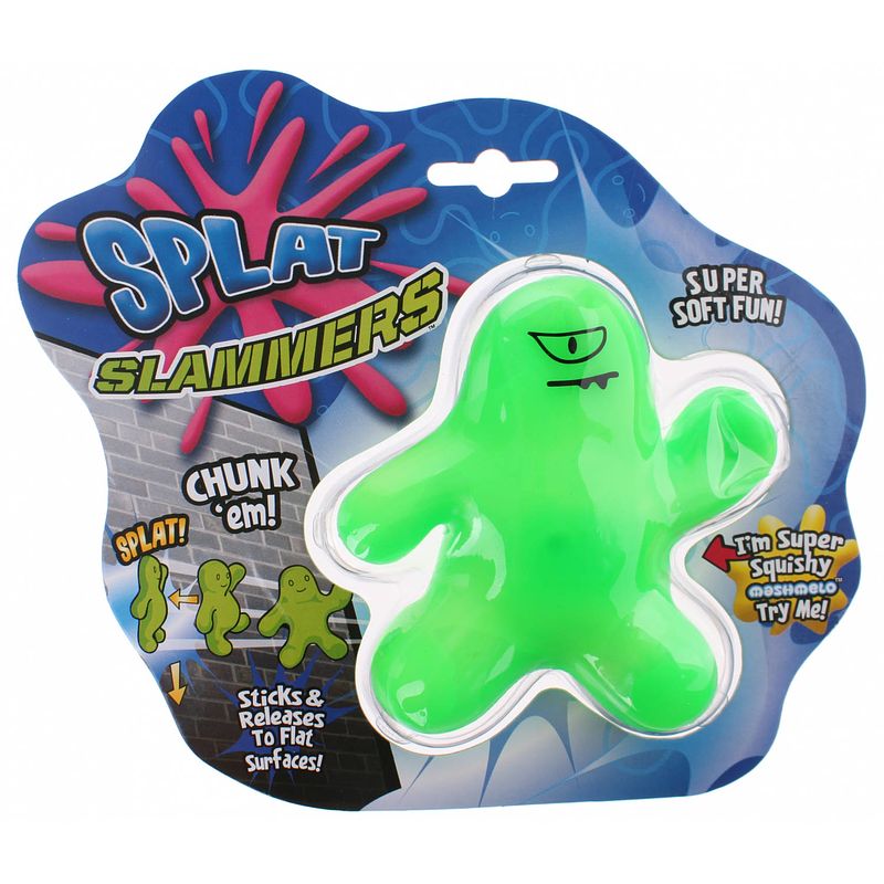 Foto van Johntoy splat slammer groen 10 cm