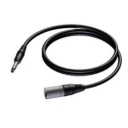 Foto van Procab cab724 basic xlr male - jack 6.3mm male stereo 5 meter