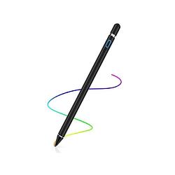 Foto van Ibello stylus pen zwart active touch pen pencil voor android ios windows tablets en telefoons