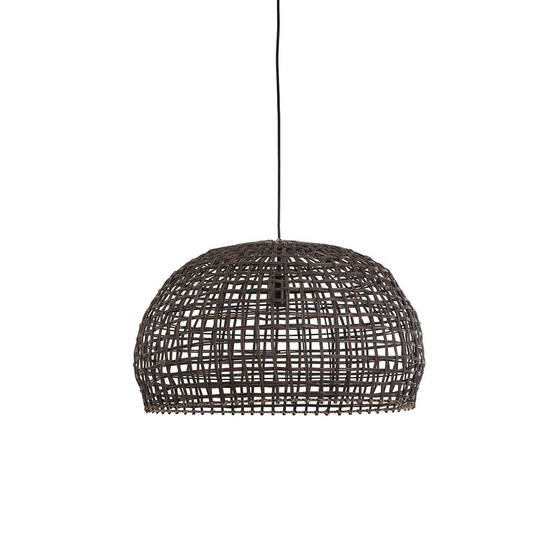 Foto van Light & living - hanglamp olaki - 56x56x34 - bruin