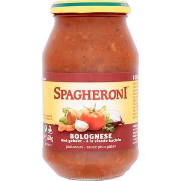 Foto van Heinz spagheroni bolognese pastasaus 520g bij jumbo