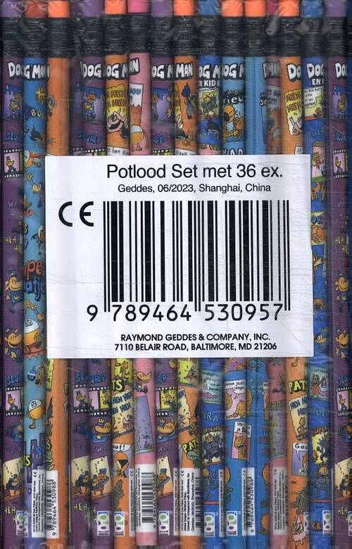 Foto van Potlood set 36 exemplaren - dav pilkey - overig (9789464530957)