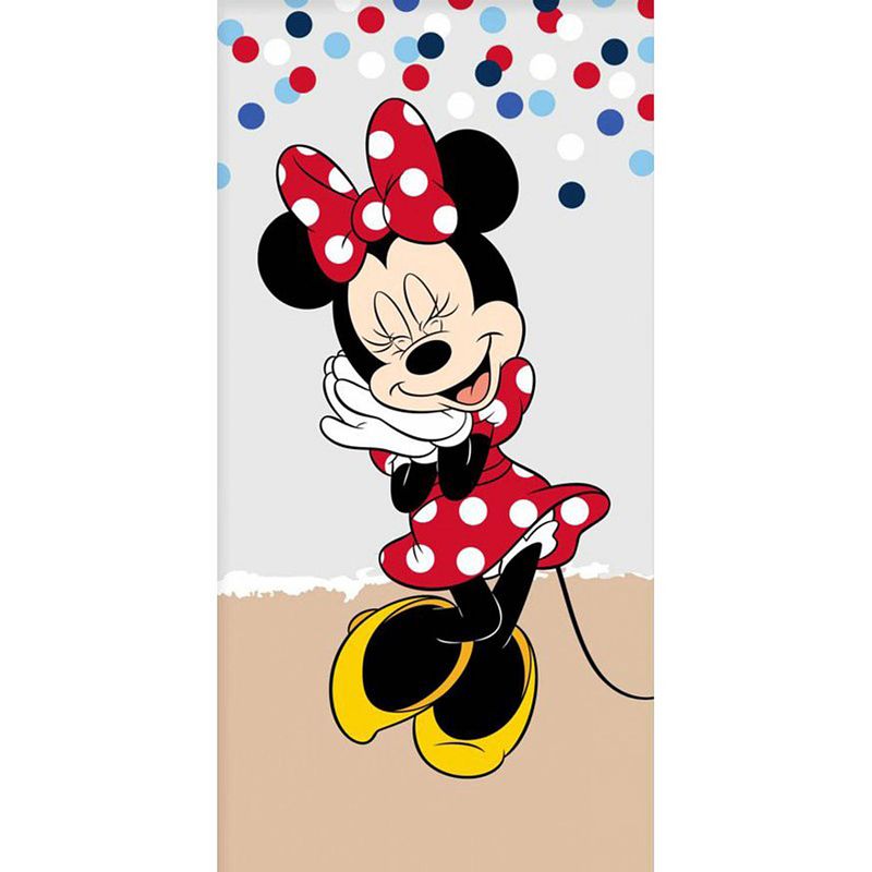 Foto van Disney minnie mouse strandlaken sweet -70 x 140 cm - katoen