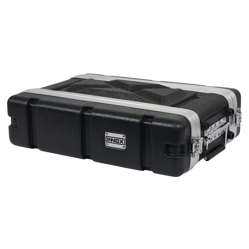 Foto van Innox abs-8-2u 19 inch abs doubledoor flightcase, 2u, ondiep