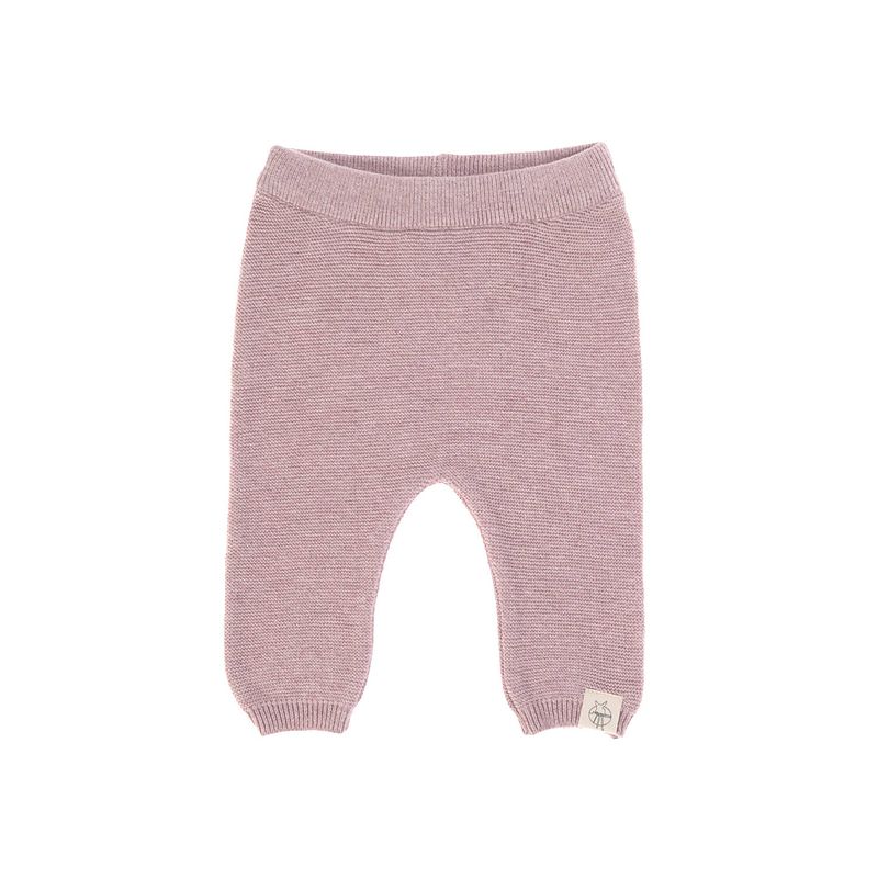 Foto van Lässig gebreide baby broek gots garden explorer light pink 62-68, 2-6 mnd