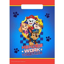 Foto van Nickelodeon uitdeelzakjes paw patrol 8 stuks 23 cm rood/blauw