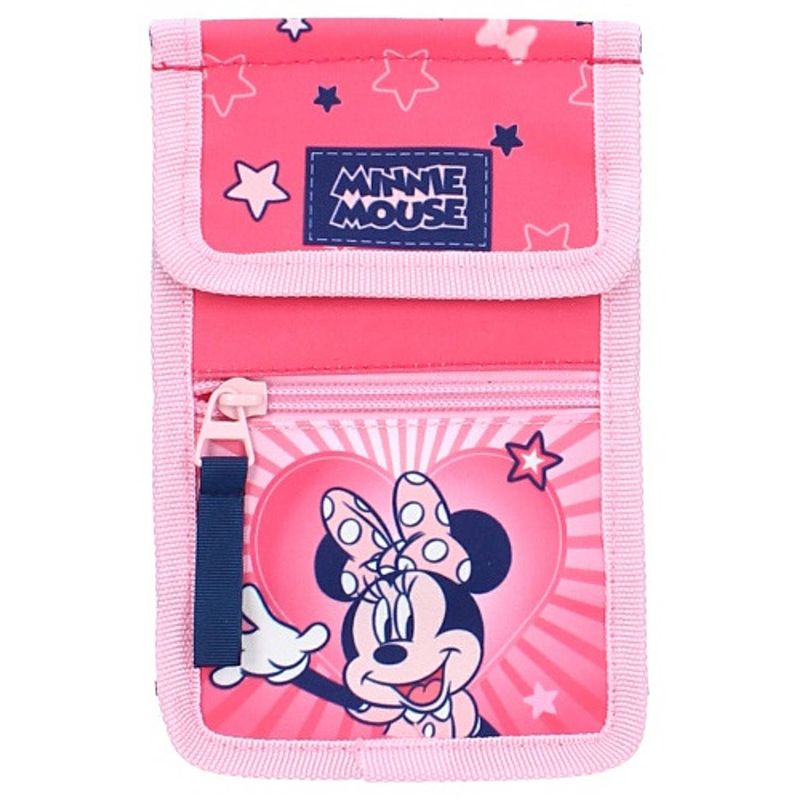 Foto van Disney portemonnee minnie mouse choose to shine 18 cm roze