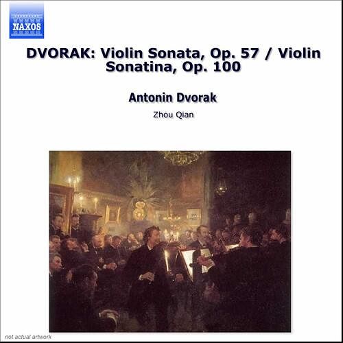 Foto van Dvorák: violin sonata op.57/violin sonitina op.100 - cd (0636943441329)