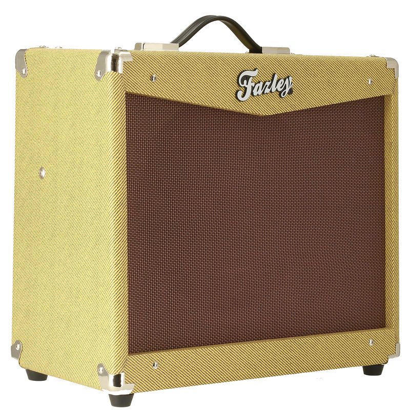 Foto van Fazley galactic tube r 20 watt 1x12 buizen gitaarversterker combo met reverb