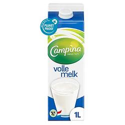 Foto van Campina volle melk 1l bij jumbo