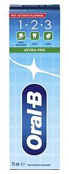 Foto van Oral b 1-2-3 fresh tandpasta