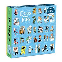 Foto van Dogs with jobs 500 piece puzzle - puzzel;puzzel (9780735364820)