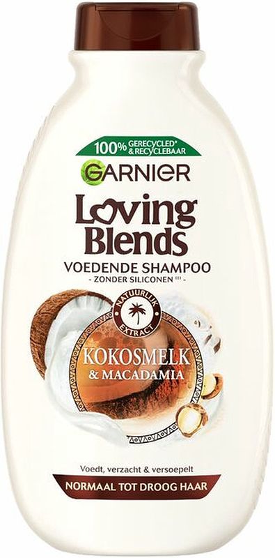 Foto van Garnier loving blends shampoo kokosmelk & macadamia