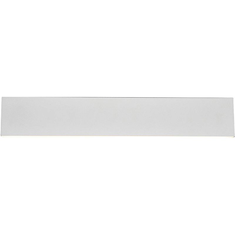 Foto van Led wandlamp - wandverlichting - trion concy - 18w - warm wit 3000k - dimbaar - rechthoek - mat wit - aluminium