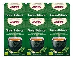 Foto van Yogi tea green balance voordeelverpakking