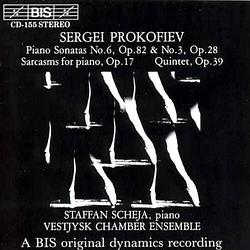 Foto van Prokofiev: piano sonata nos. 6 & 3/quintet op.39/sarcasm for piano - cd (7318590001554)
