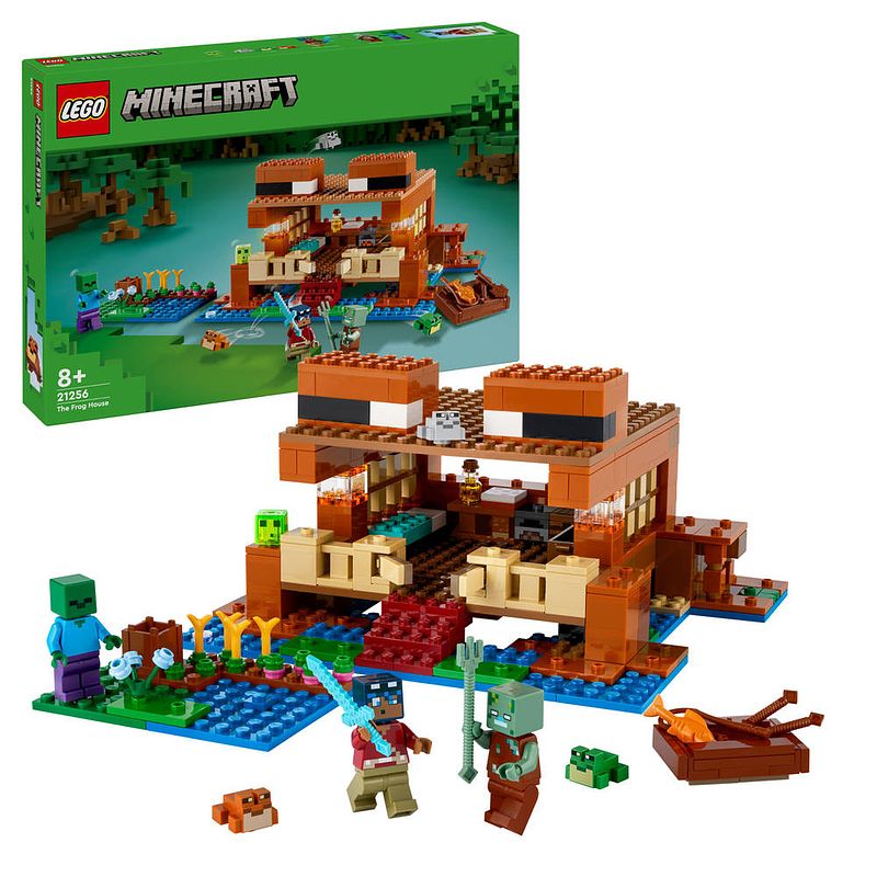 Foto van Lego minecraft het kikkerhuis 21256