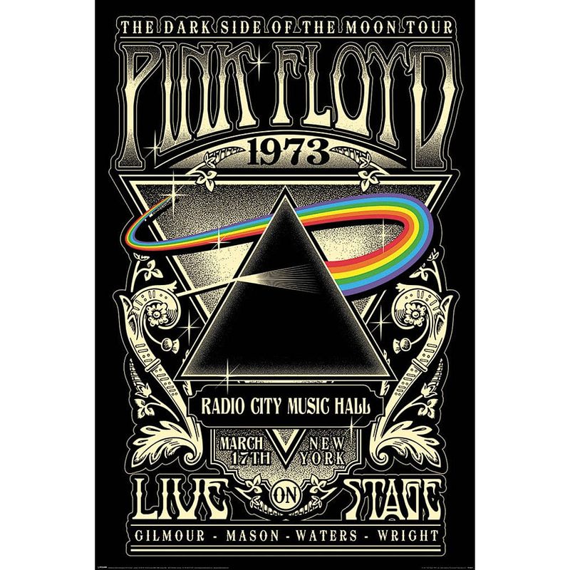 Foto van Pyramid pink floyd 1973 poster 61x91,5cm