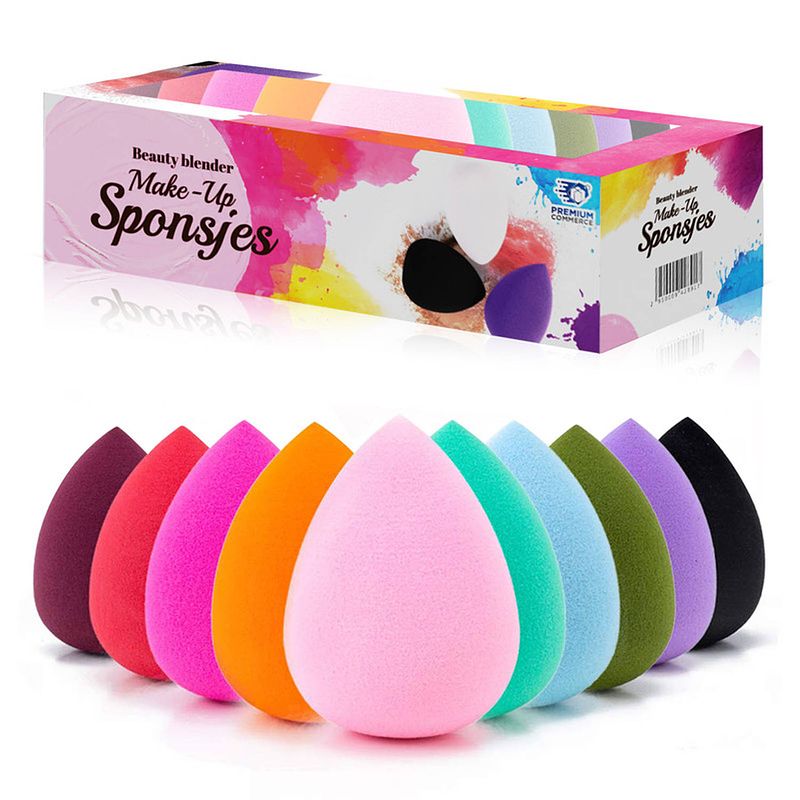 Foto van Beauty blender - make-up sponsjes - spons - 10 stuks - zacht & perfecte vorm!