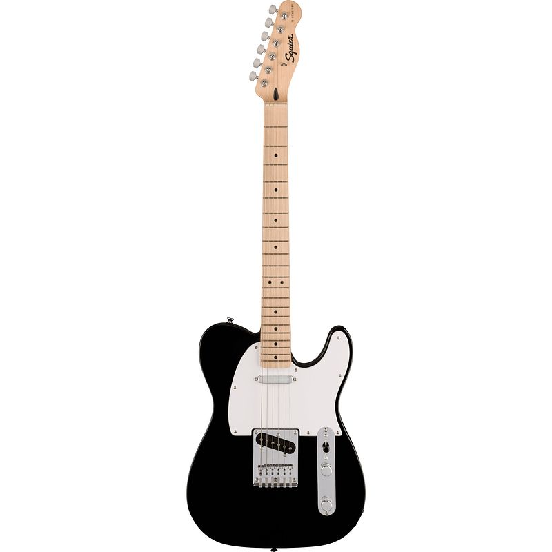 Foto van Squier sonic telecaster mn black elektrische gitaar