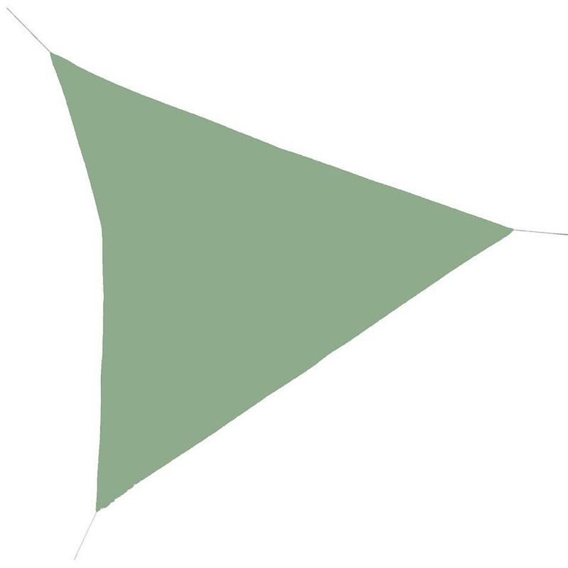Foto van Koopman schaduwdoek driehoek 5x5x5x groen